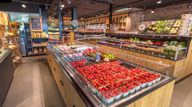 Cox groenten en fruit winkel overzicht